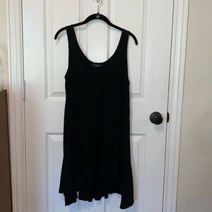 Secret Garden sleeveless black hi-low dress